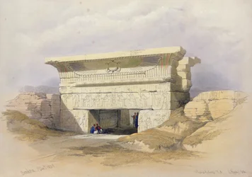Nordtor in Dendera, aus „Egypt and Nubia“, Band 1